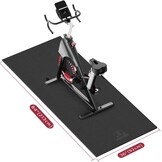 HAPBEAR Fitnessapparatuurmat-152x76/183x92/213x92x0.6cm, Loopband, Crosstrainer, Roeimachine, Peloton Fietsmat voor Houten Vloeren, Tapijt - Gewichtbank Pad Fitness Gym Apparatuurmat