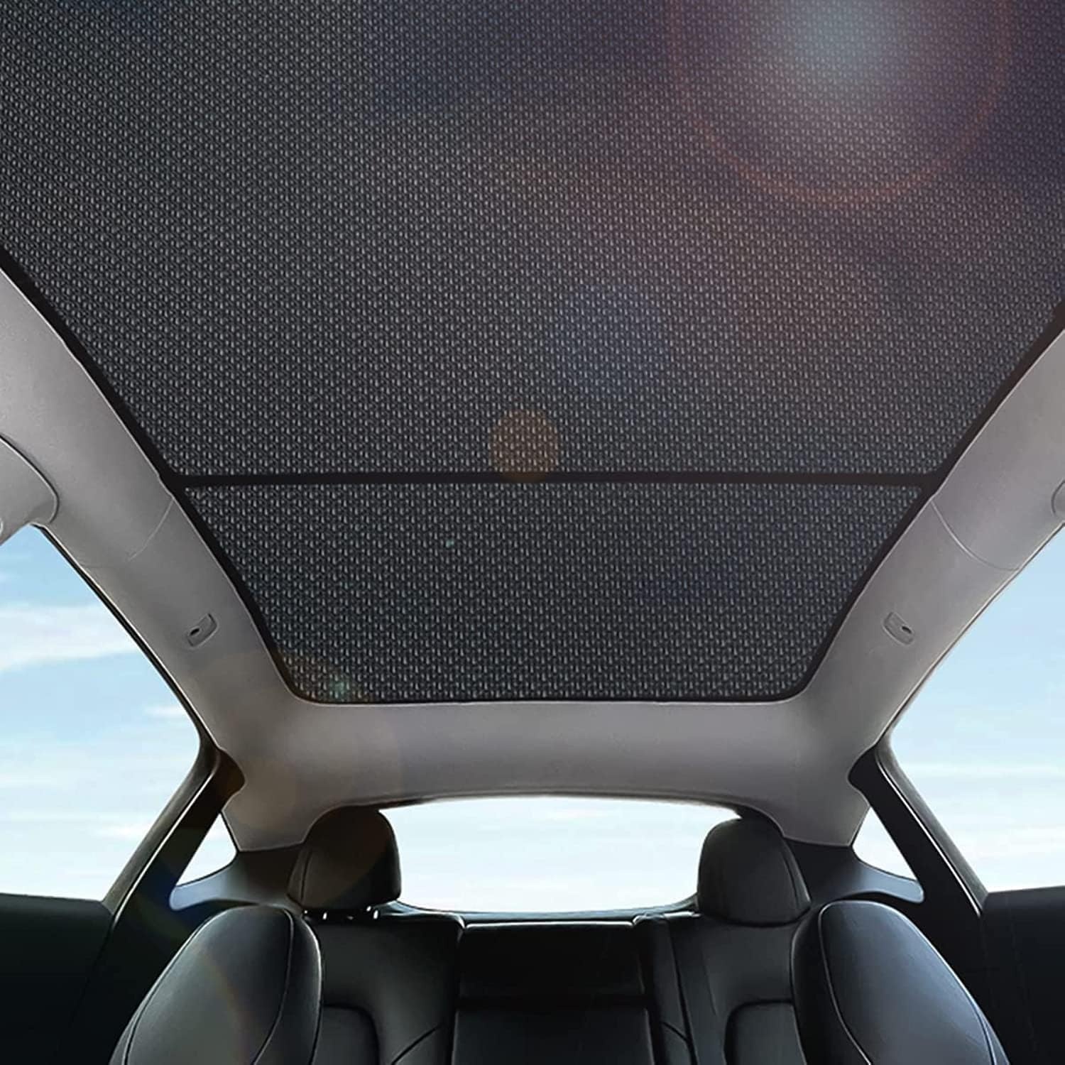 Zonnescherm Tesla Model Y Dakraam - UV-bescherming, Warmteblokkerend & Isolatie