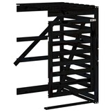 Containerberging Verlengstuk Grenenhout Zwart (84% Korting)