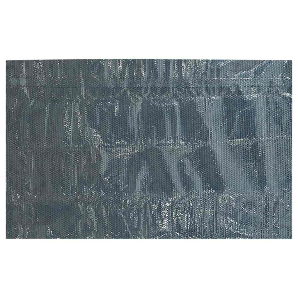 vidaXL Zwembadfolie solar drijvend 1000x600 cm PE zwart en blauw