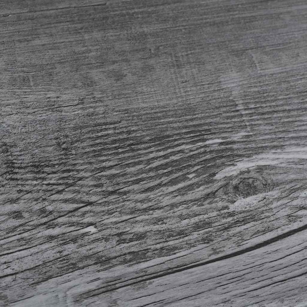 vidaXL Vloerplanken zelfklevend 5,21 m² 2 mm PVC glanzend grijs