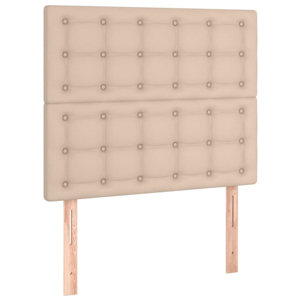 vidaXL Hoofdborden 2 st. Cappuccino Kunstleer - 65% Korting