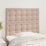 vidaXL Hoofdborden 2 st. Cappuccino Kunstleer - 65% Korting