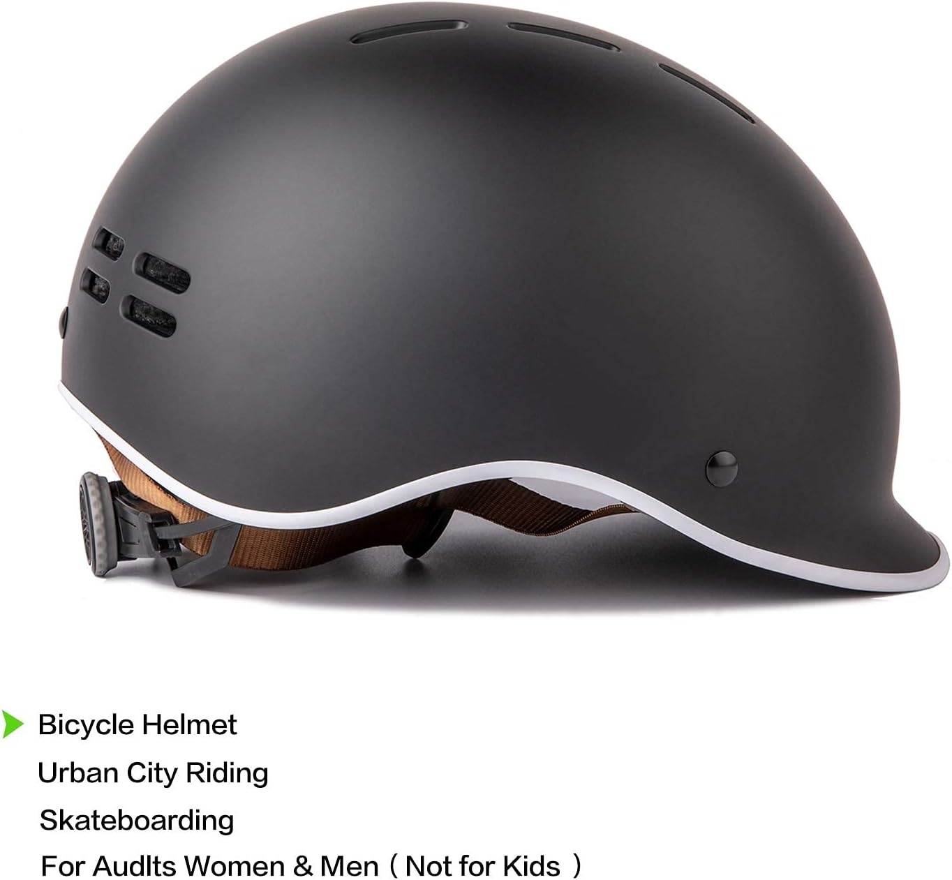 OnBros Fietshelm Heren & Dames Retro Urban Commuter 56-61cm
