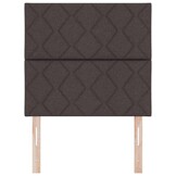 vidaXL Hoofdbord Stof Donkerbruin 100cm - 46% Korting!