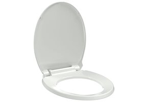 VidaXL Toiletbril Soft-Close Ovaal Wit - 59% Korting!