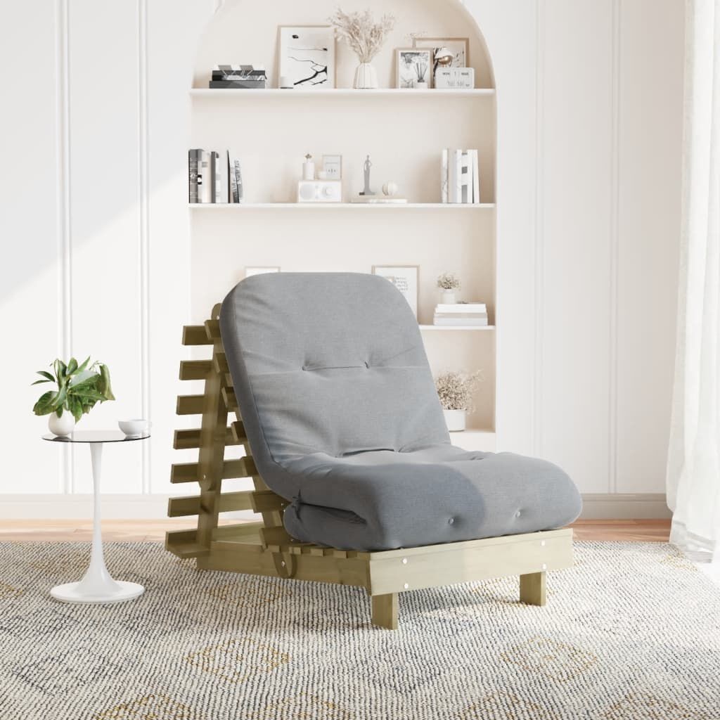 Futon Slaapbank van Grenenhout - 57% Korting