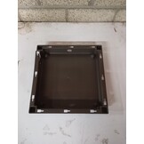 vidaXL Plantenbakken 4 stuks 32,5x32,5x57cm Bruin - 73% Korting