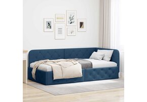 VidaXL Hoekbedframe Blauw - 37% Korting - 100x200cm