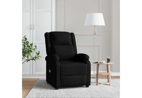VidaXL Massagestoel Stof Zwart - 57% Korting
