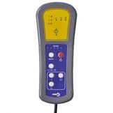 vidaXL Massagestoel stof zwart
