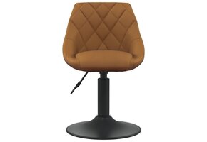 vidaXL Eetkamerstoel Fluweel Bruin - 46% Korting!