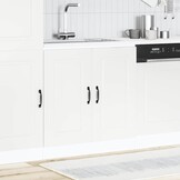 vidaXL Spoelbakonderkast Kalmar Wit 80cm - 53% Korting!