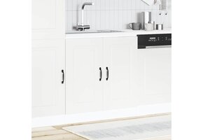 vidaXL Spoelbakonderkast Kalmar Wit - 36% Korting!