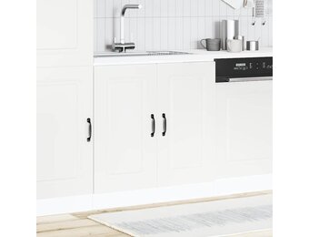 vidaXL Spoelbakonderkast Kalmar Wit 80cm - 53% Korting!