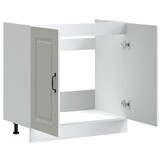 vidaXL Spoelbakonderkast Kalmar Wit 80cm - 53% Korting!