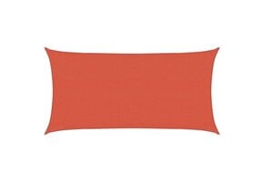 Retourtje!vidaXL Zonnezeil Terracotta 3x6m HDPE - 45% Korting