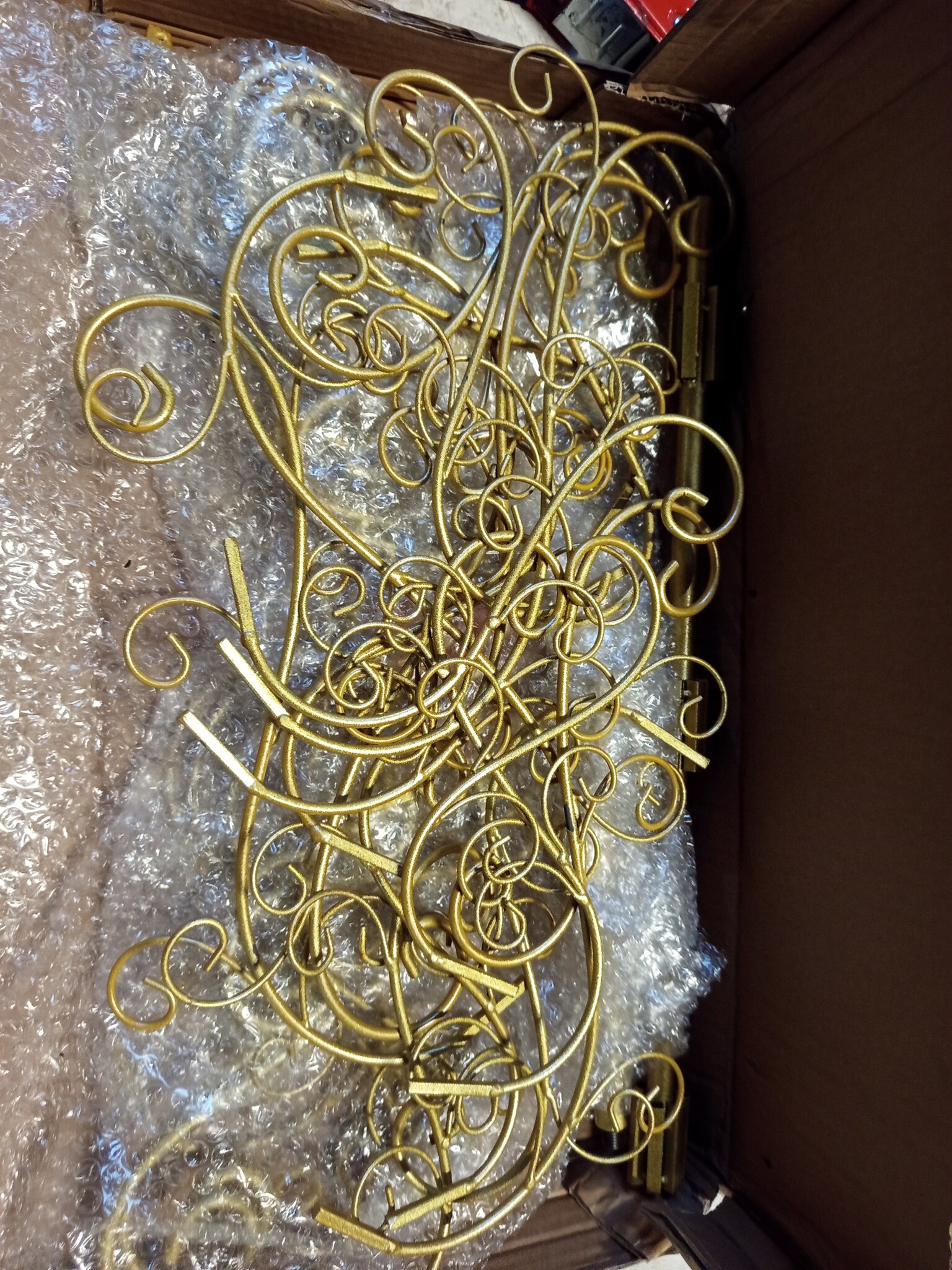 Metalen Kerstboom Goud 150cm - 72% Korting!