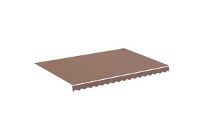 vidaXL Vervangingsdoek Luifel 3,5x2,5m Bruin - 55% Korting!