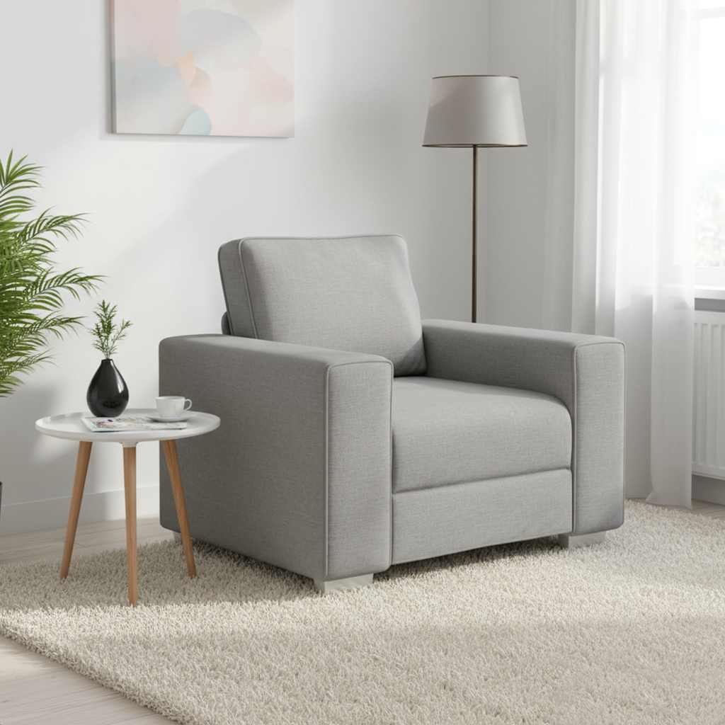 VidaXL Bank Wolken Grijs 100x77x82cm - 61% Korting!