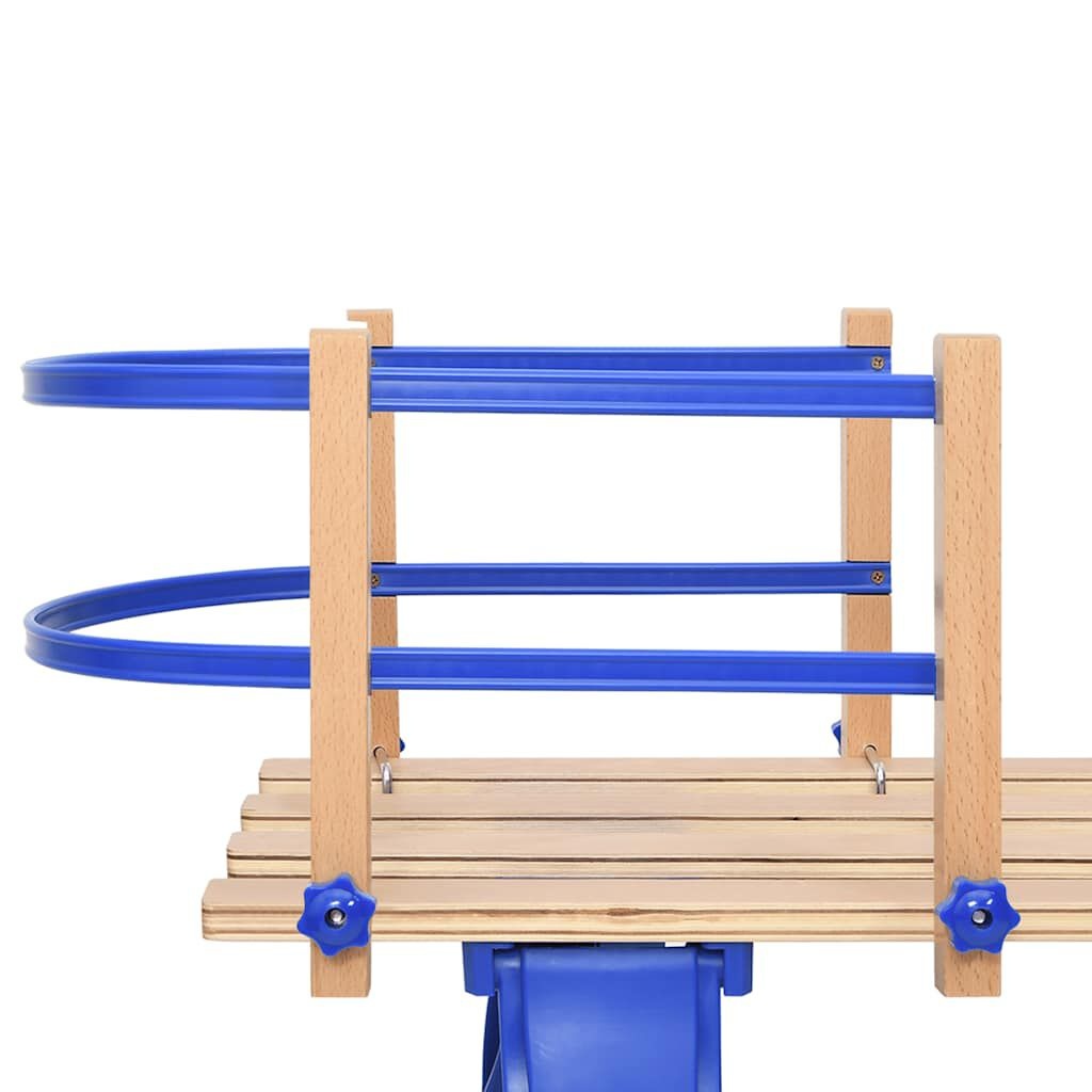 Rugleuning voor slee multiplex blauw - 71% korting