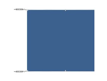 vidaXL Verticale Luifel - Blauw Oxford Stof (100x800 cm) - 70% Korting