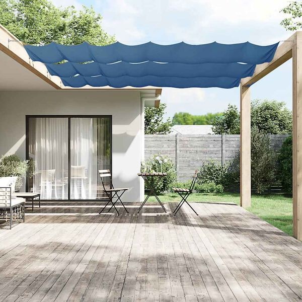 vidaXL Verticale Luifel - Blauw Oxford Stof (100x800 cm) - 70% Korting