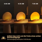 Lichtwekker Zonsopgang Simulatie Houtdesign - 40% Korting
