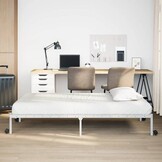 vidaXL Opvouwbaar Bedframe Staal Wit 80x200 cm - 51% Korting!