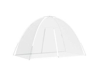Mongoolse Klamboe met Deuren 200x120x130 cm Wit - 57% Korting!