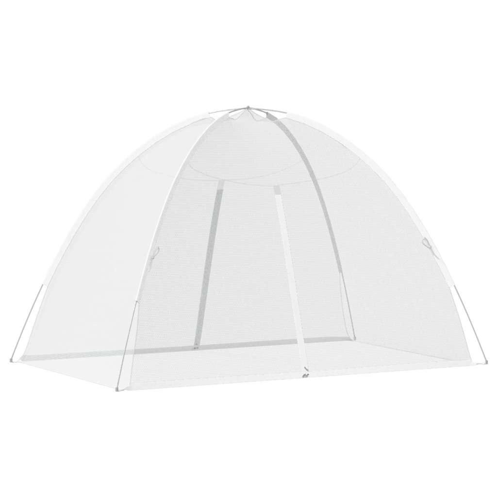 Mongoolse Klamboe met Deuren 200x120x130 cm Wit - 57% Korting!
