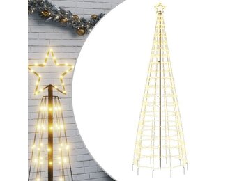 VidaXL Kerstboom met LED's, 300 cm - 60% Korting!