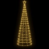 VidaXL Kerstboom met LED's, 300 cm - 60% Korting!