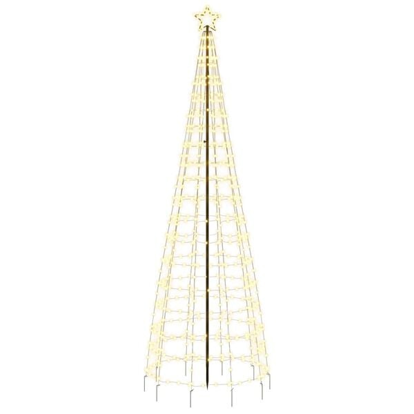 VidaXL Kerstboom met LED's, 300 cm - 60% Korting!