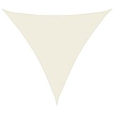 vidaXL Driehoekig Zonnescherm 4,5m - Crème - 40% Korting