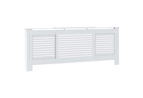 VidaXL Radiatorombouw 205cm MDF Wit | 67% Korting