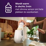 Philips Avent Premium 2-in-1 verwarmer & sterilisator - met waterbadtechnologie volgens ziekenhuisnormen, slimme temperatuursensor, voorkomen van hete plekken, SCF359/00