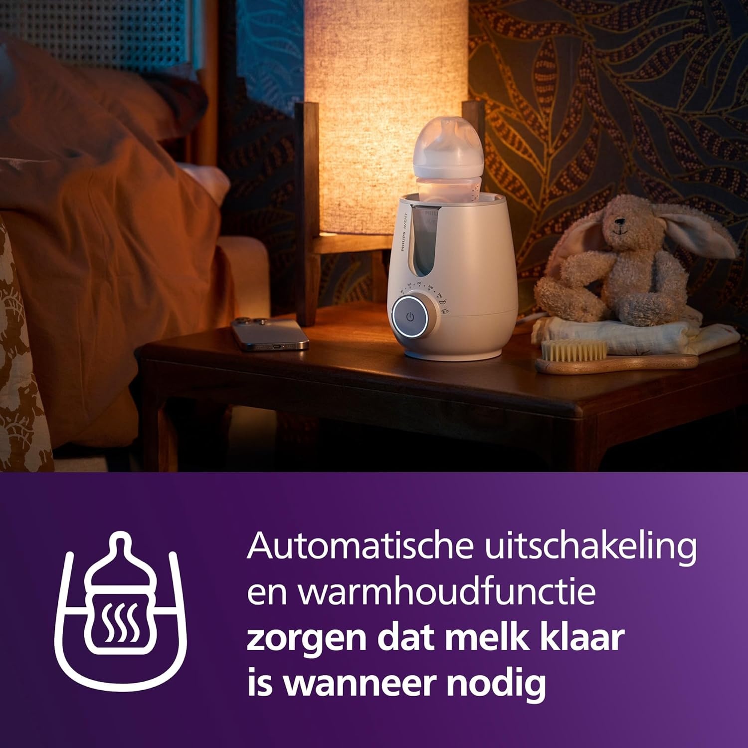 Philips Avent Premium 2-in-1 verwarmer & sterilisator - met waterbadtechnologie volgens ziekenhuisnormen, slimme temperatuursensor, voorkomen van hete plekken, SCF359/00