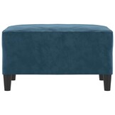 vidaXL Voetenbank 70x55x41 cm fluweel blauw