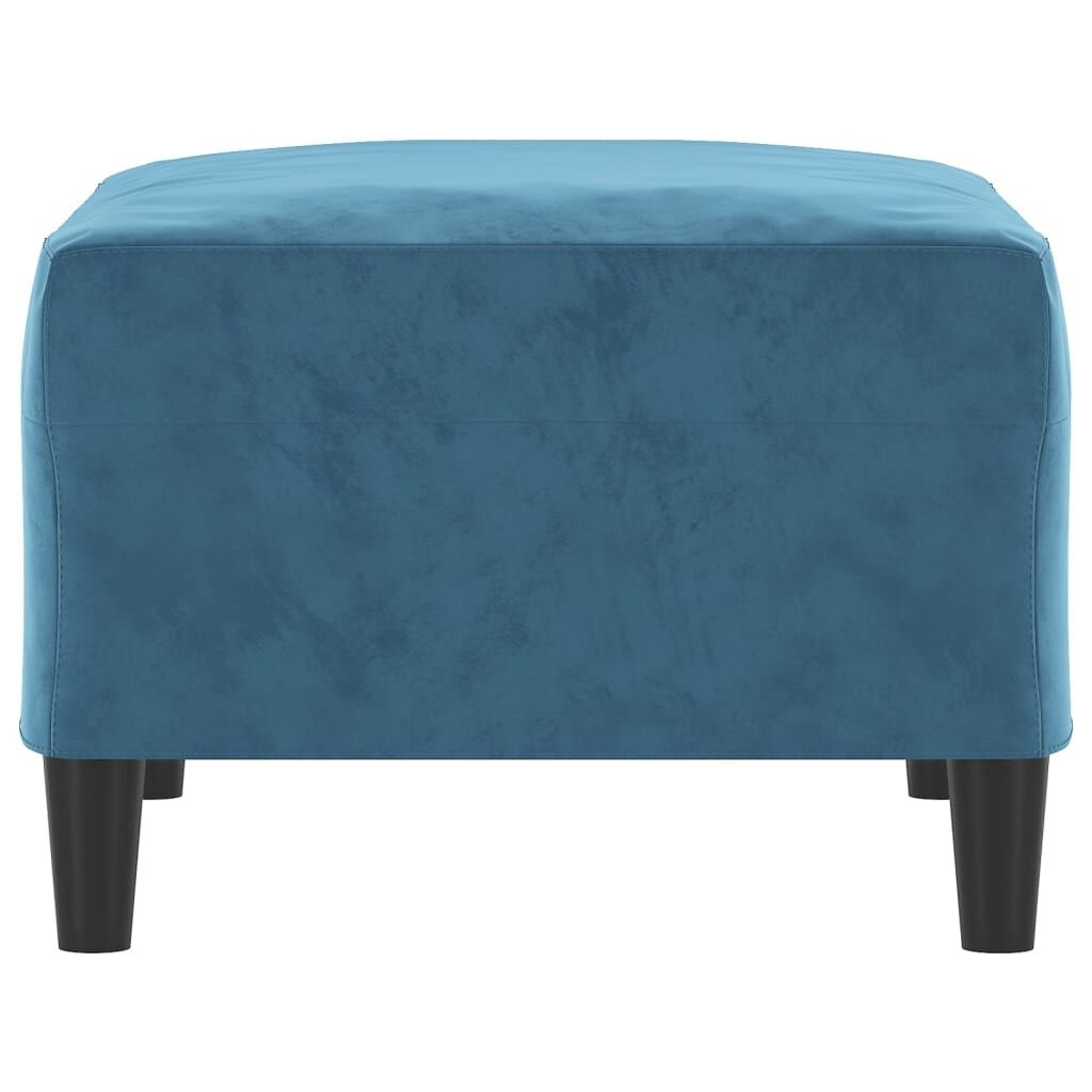 vidaXL Voetenbank 70x55x41 cm fluweel blauw