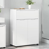 vidaXL Badkamer Kast met lade Wit 72,5 x 36,5 x 100 cm Bewerkt hout