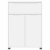 vidaXL Badkamer Kast met lade Wit 72,5 x 36,5 x 100 cm Bewerkt hout