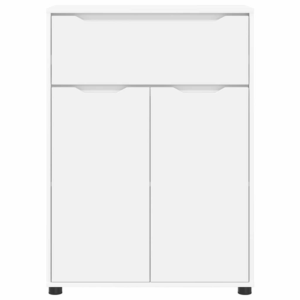 vidaXL Badkamer Kast met lade Wit 72,5 x 36,5 x 100 cm Bewerkt hout