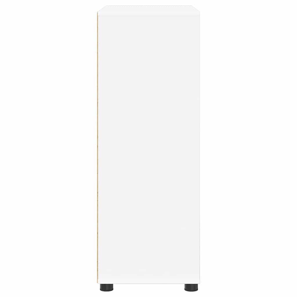 vidaXL Badkamer Kast met lade Wit 72,5 x 36,5 x 100 cm Bewerkt hout