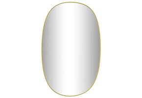 vidaXL Wandspiegel 80x50 cm Goud - 60% Korting