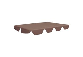 VidaXL Schommelbankluifel Vervangend Bruin 150/130x105/70 cm - 48% Korting