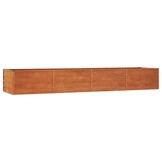 vidaXL Verhoogde Plantenbak 320x80x45 cm Cortenstaal - 34% Korting!
