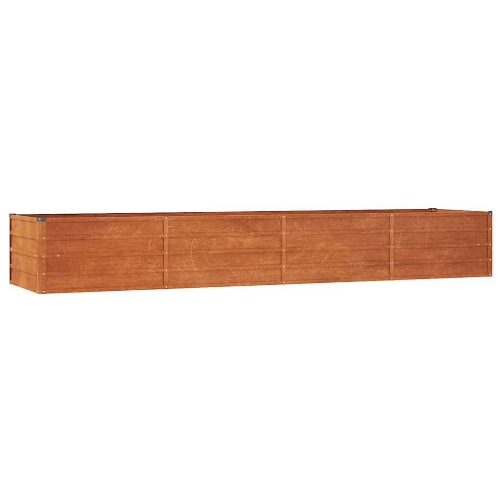 vidaXL Verhoogde Plantenbak 320x80x45 cm Cortenstaal - 34% Korting!