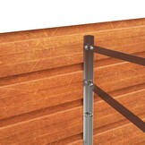 vidaXL Verhoogde Plantenbak 320x80x45 cm Cortenstaal - 34% Korting!