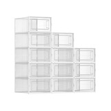 SONGMICS Schoenendozen (12 stuks) - Stapelbaar & 55% Korting